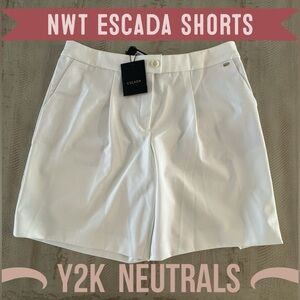 Escada Runway Shorts NWT y2K EU 42